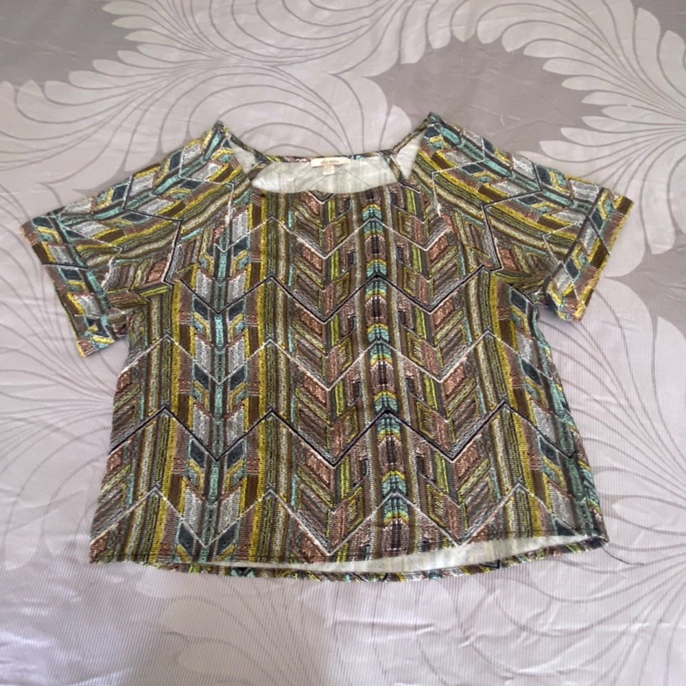 Ella moss cute not too flowy top xs